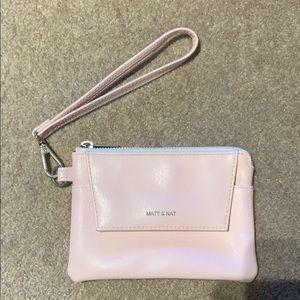Mint Condition Baby Pink Matt & Nat Wristlet